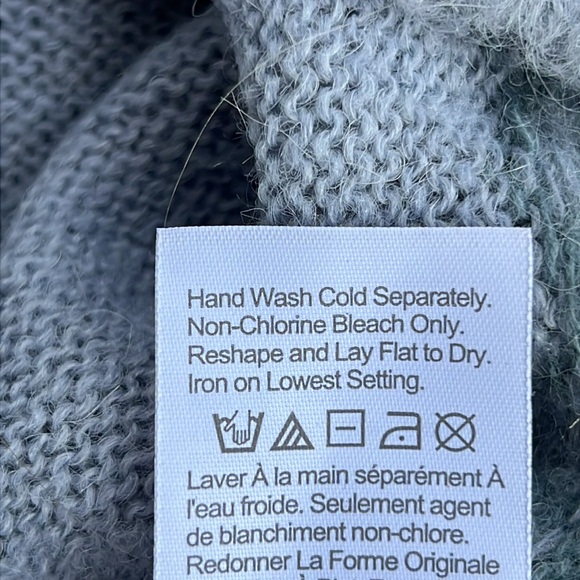 J. Crew Pale Blue Fair Isle Puff Sleeve Relaxed Fit Pullover Sweater Size XS - Picture 14 of 14